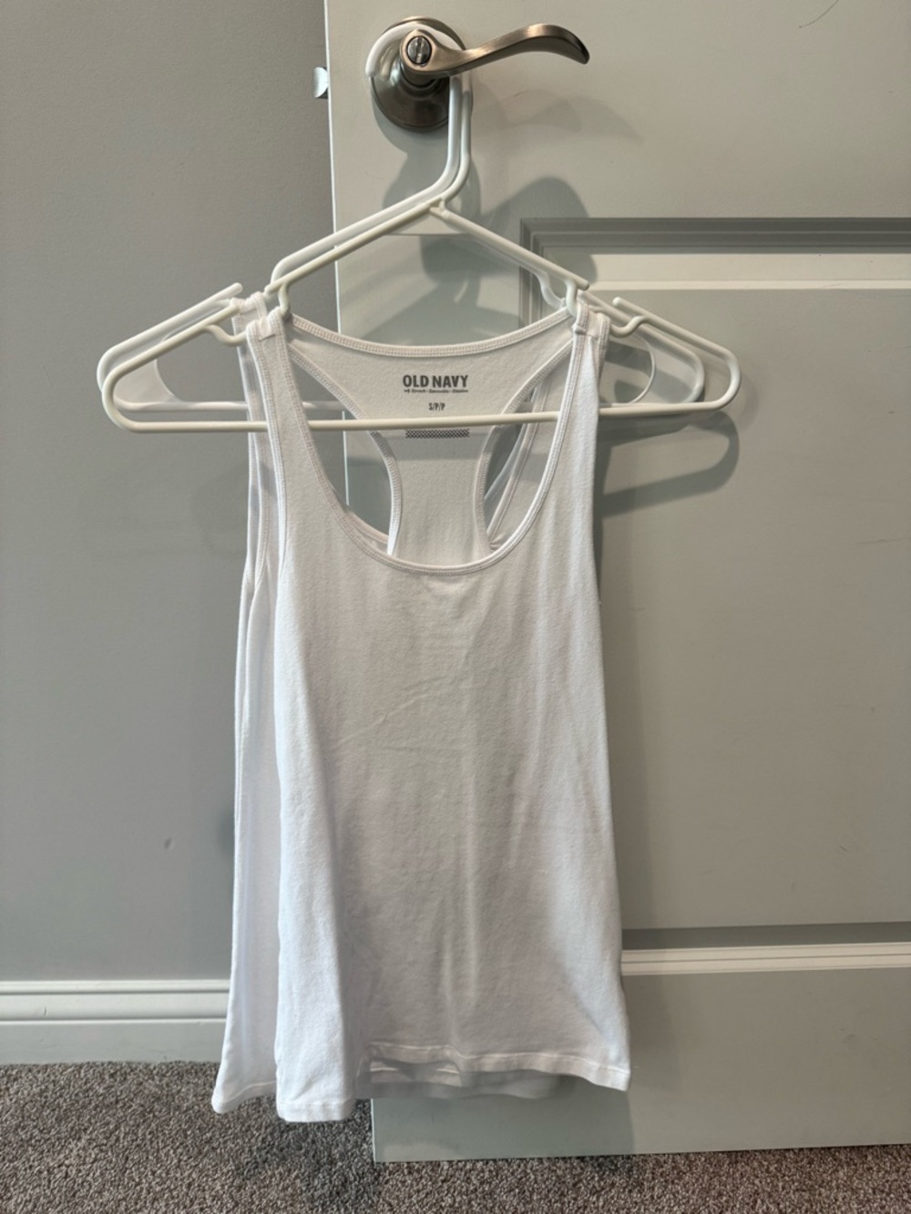 Bundle of 2 white tanks size small